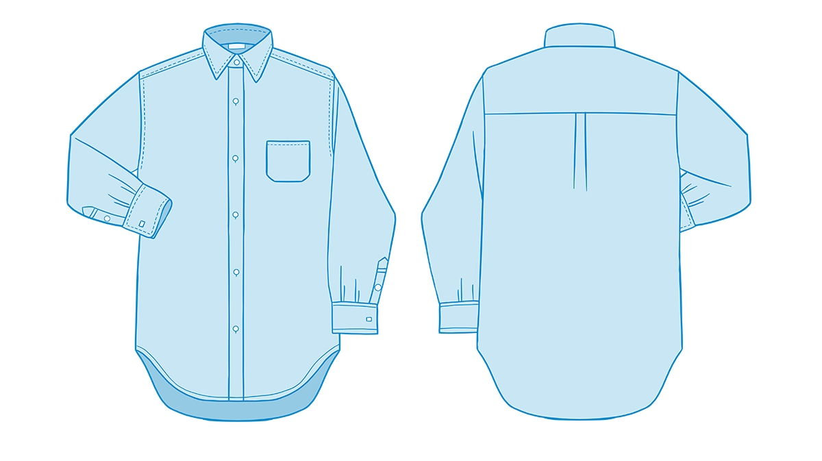 Shirt stitch points